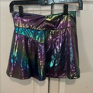 SHEIN Iridescent Multicolor Skirt